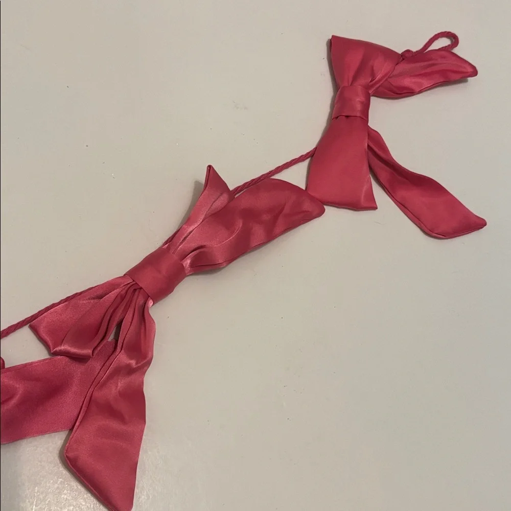 Pink Bow Garland 6 Ft Pink Garland set of 2